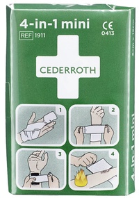 CEDERROTH 4-in-1 Blutstiller-Verband, universal