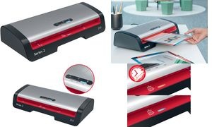 GBC Laminiergerät 250, bis DIN A4, schwarz/silber/rot