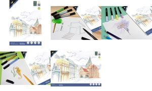 kangaro Künstlerblock / Markerblock, DIN A4, 50 Blatt