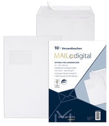 MAILmedia Versandtasche "MAILdigital", C4, weiß