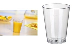 STARPAK Kunststoff-Trinkbecher PS, 0,2 l, glasklar, 50er