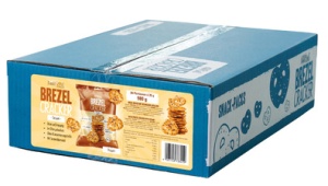 HELLMA Brezel Cracker Sesam, im Portionsbeutel à 35 g