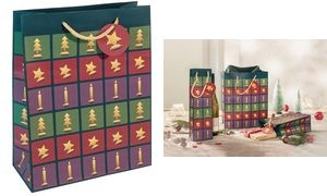 sigel Weihnachts-Geschenktüte "Cut-out style", groß