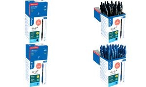 PILOT Gelschreiber G-2 PLUS 07, VALUE PACK, schwarz