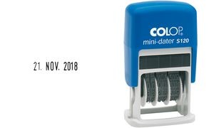 COLOP Datumstempel Mini Dater S120, Monate in Buchstaben, FR