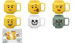 LEGO Kaffeetasse WINKING GIRL, 530 ml, gelb, im Karton