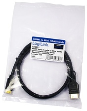 LogiLink HDMI Kabel, A-Stecker - C-Stecker Mini, 1,5 m