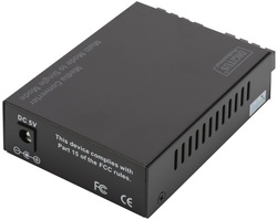 DIGITUS Gigabit Medienkonverter Multimode zu Singlemode
