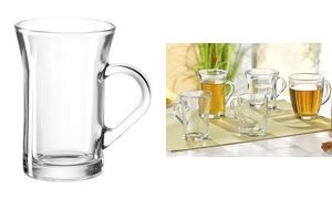 Esmeyer Montana Teeglas CYLON, mit Henkel, 200 ml