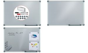 MAUL Weißwandtafel 2000 MAULpro Komplett-Set silver, silber