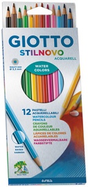 GIOTTO Buntstifte STILNOVO ACQUARELL, 12er Kartonetui