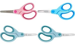 WESTCOTT Bastelschere Kids Softgrip, rund, 130 mm, türkis