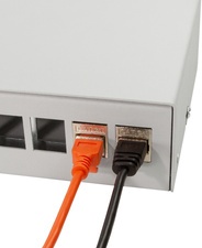 LogiLink Konsolidierungspunkt-Gehäuse, 4-Port, lichtgrau