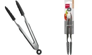 metaltex Brat- und Grillzange, Edelstahl/Silikon, 260 mm