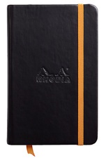 RHODIA Notizbuch RHODIARAMA, 90 x 140 mm, liniert, schwarz