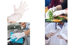 HYGONORM Nitril-Handschuh "SAFE LIGHT", XL, weiß, puderfrei