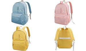 BESTLIFE School Notebook-Rucksack COL RAINBOW, hellblau