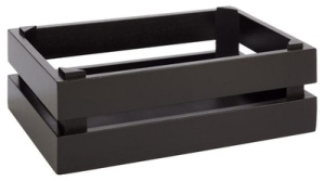 APS Holzbox SUPERBOX, (B)350 x (T)290 x (H)20 mm, schwarz