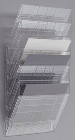 DURABLE Wand-Prospekthalter-Set "FLEXIBOXX 6", A4, 6 Fächer