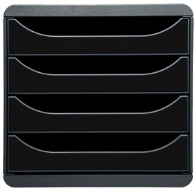 EXACOMPTA Schubladenbox BIG-BOX, 4 Schübe, weiß glänzend