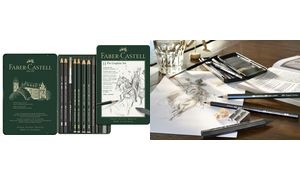 FABER-CASTELL PITT GRAPHITE Set klein, 9-teiliges Etui