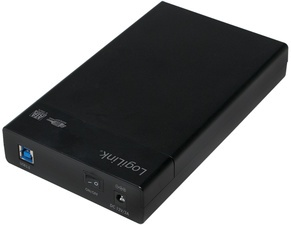 LogiLink 3,5" SATA Festplatten-Gehäuse, USB 3.0, schwarz
