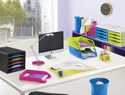 CEP Stifteköcher GLOSS, 2 Fächer, weiss