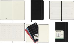 MOLESKINE Taschenkalender 2026, Wochen, P/A6, Hardc.,schwarz