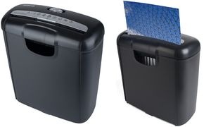 pavo Aktenvernichter Stripcut 6, Streifen 6 mm, schwarz