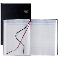 brepols Buchkalender "BREMAX 002" 2026, schwarz