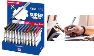 uni-ball Tintenroller VISION ELITE UB200, 72er Display