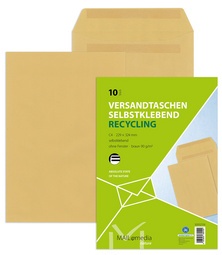 MAILmedia Versandtasche Natron braun, C5, ohne Fenster