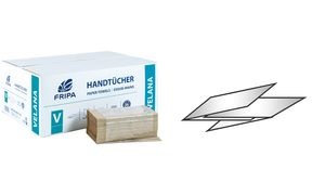 Fripa Handtuchpapier VELANA, 250 x 230 mm, V-Falz, braun