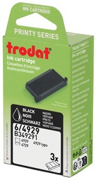 trodat Ersatzstempelkissen 6/4911/SB, rot, 3er Pack