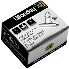 Wonday Briefklemmer aus Metall, Farbe: nickel, Breite: 50 mm