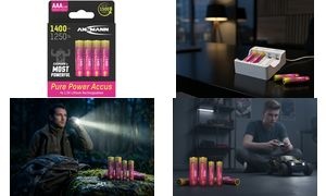 ANSMANN Li-Ion Akku Pure Power, Micro AAA, 4er Blister