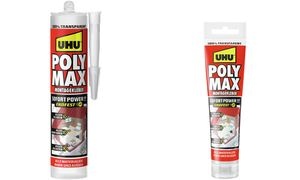 UHU Montagekleber POLYMAX SOFORT POWER ENDFEST TRANSPARENT