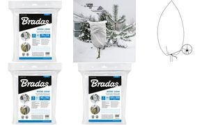 Bradas Winter-Vlieshaube für Pflanzen, 450 mm, weiß, 3er Set