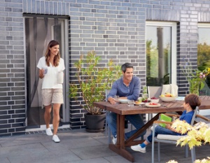 tesa Lamellentür PREMIUM, 0,95 m x 2,20 m, anthrazit