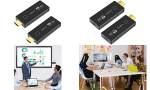 LogiLink Wireless HDMI Extender Set, 4K/30Hz, 30 m, schwarz