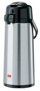 Melitta Pump-Isolierkanne, 2,2 Liter, silber / schwarz