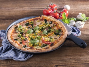 APS Pizzablech, Durchmesser: 180 mm, schwarz