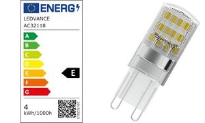 LEDVANCE LED-Lampe LED PIN DIM, 4,0 Watt, G9