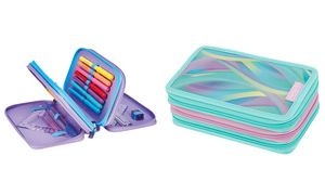 herlitz Schüleretui TriCase "Minty Love", 31-teilig