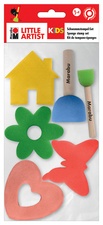 Marabu KiDS Schwammstempel-Set Little Artist, 6er Set