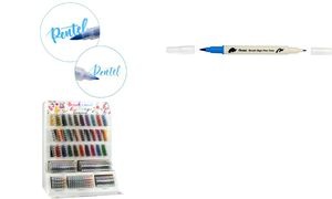 Pentel BrushSignPen Pinselstift Twin, Thekendisplay