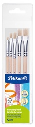 Pelikan Pinsel Starter-Set Borstenpinsel, 5-teilig