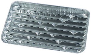 STARPAK Aluminium-Grillschale, eckig