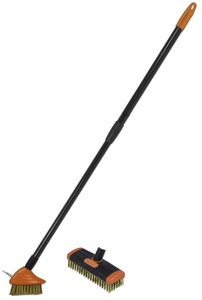 Bradas Drahtbürsten-Reinigungsset, Teleskopstiel