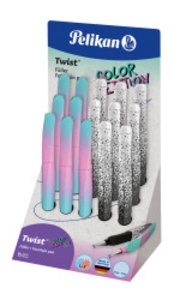 Pelikan Twist Füllhalter Color Edition, Thekendisplay